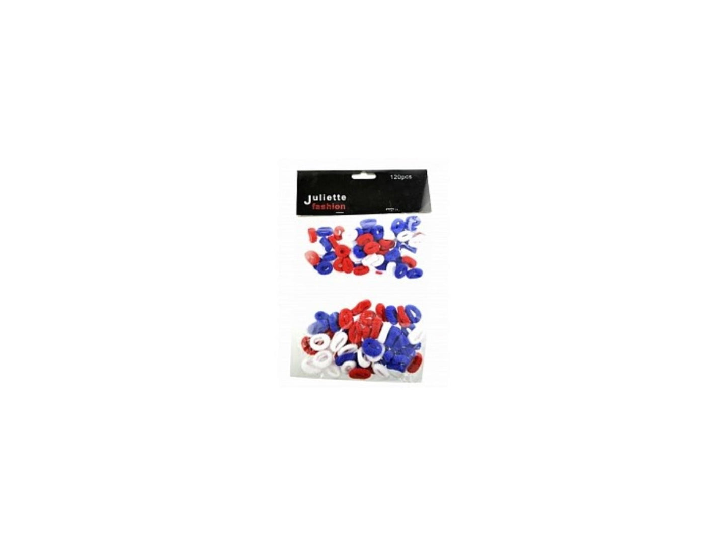 Borsa elastici per capelli da 120 pezzi assortiti