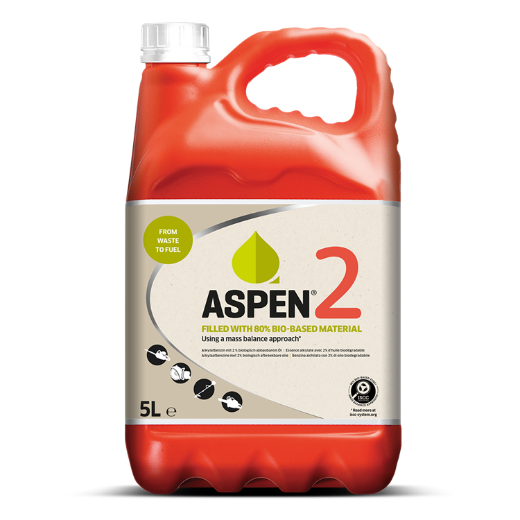 Aspen 1076983 - gasolina 2 tiempos bio-80 5ltr | 3 piezas