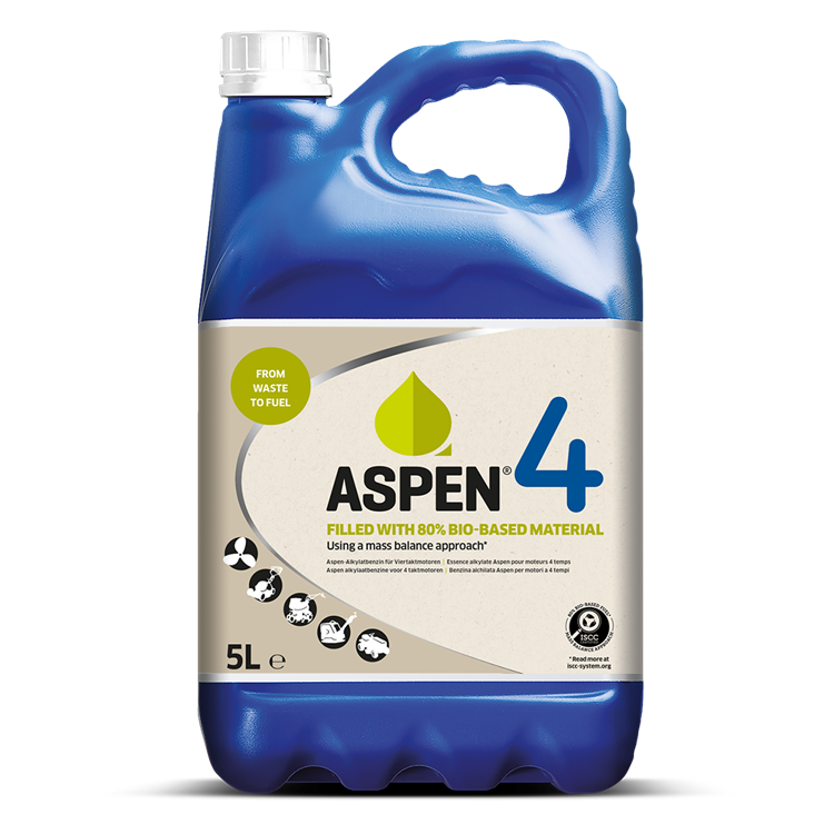 Aspen 1076984 - gasolina 4 tiempos bio-80 5ltr | 3 piezas