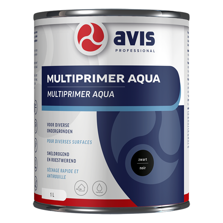 Avis professional 1074386 - avis multiprimer aq. nero 1lt| 1 pz