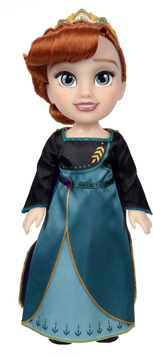Jakks Disney Frozen - muñeca bebé Reina Anna Frozen II - 35cm