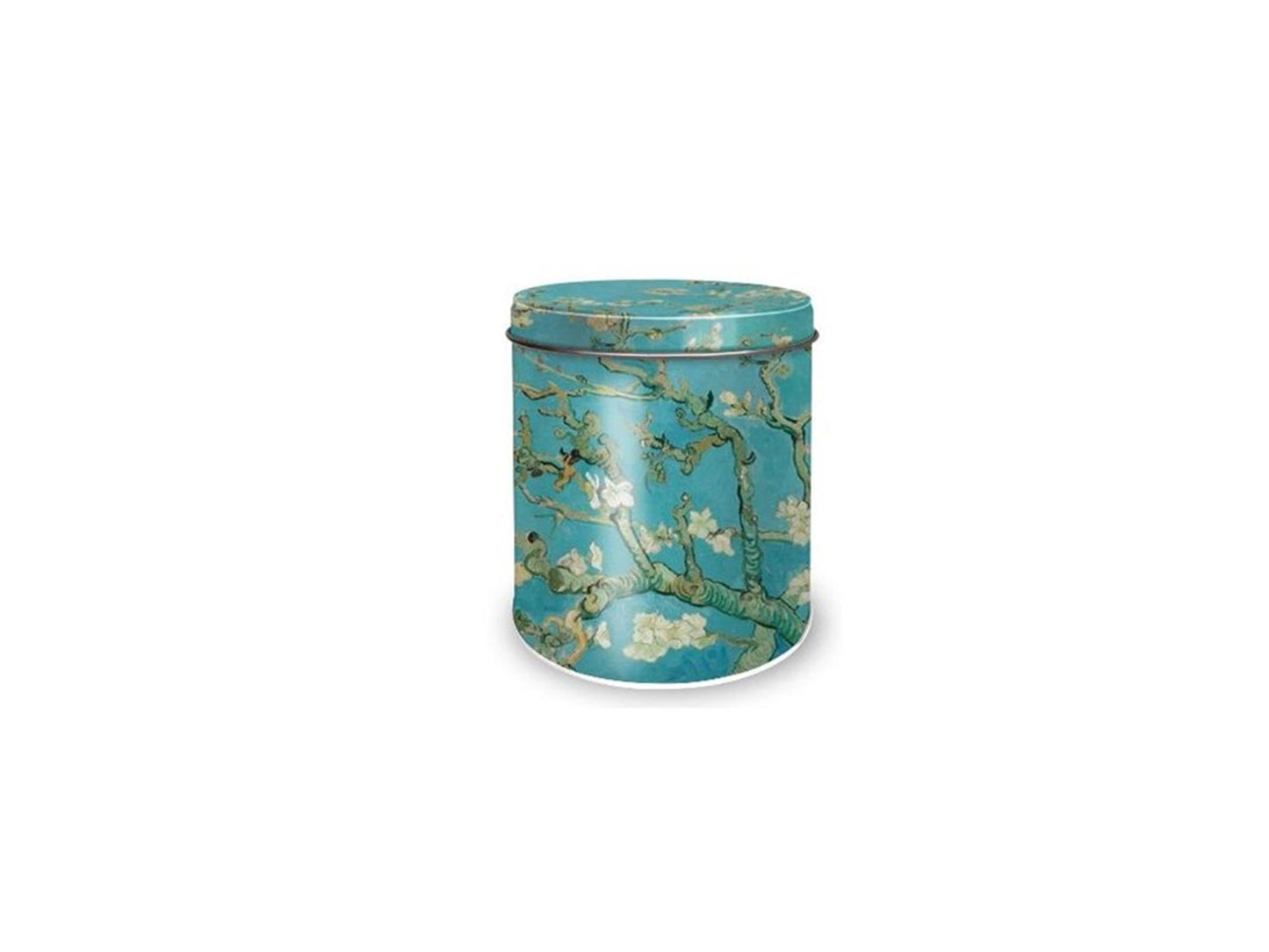 Lata de almacenamiento van gogh flor de almendro 10x11