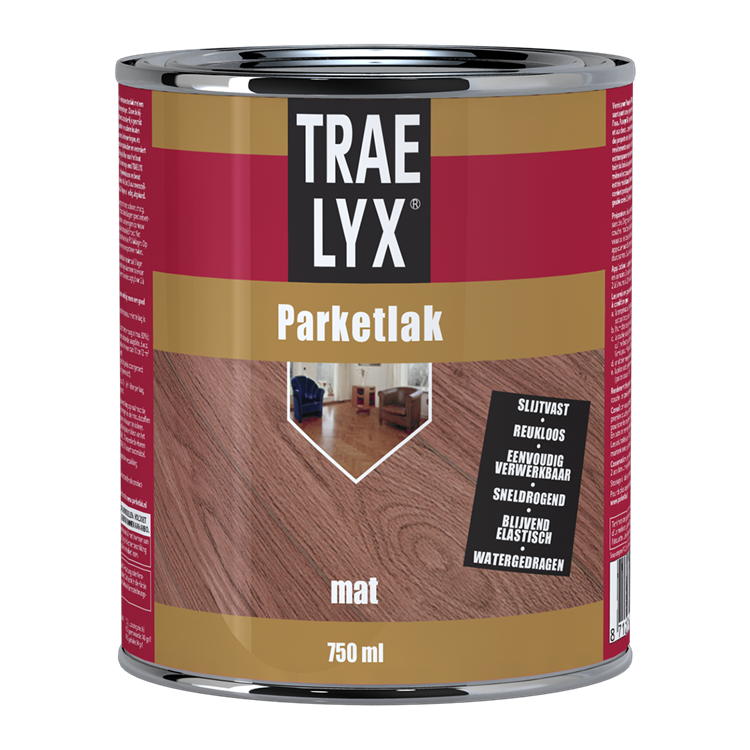Trae-lyx 1074348 - suelo parquet fluorescente lacado mate 750 m | 1 pieza
