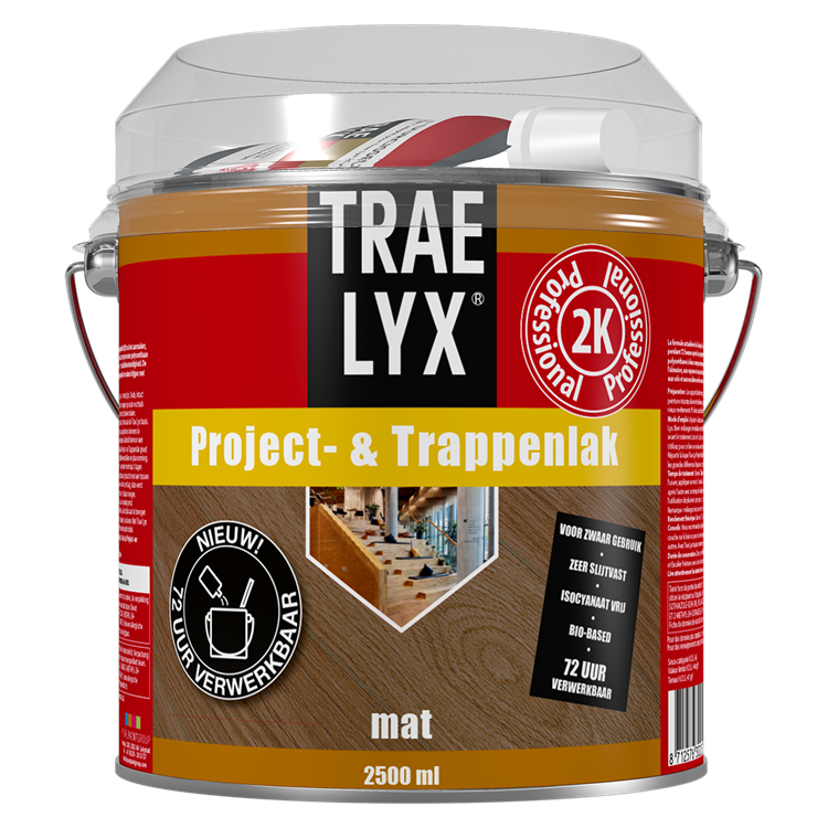 Trae-lyx 1074360 - tl prjct - vernice per scale opaca 2,5 l | 1 pz