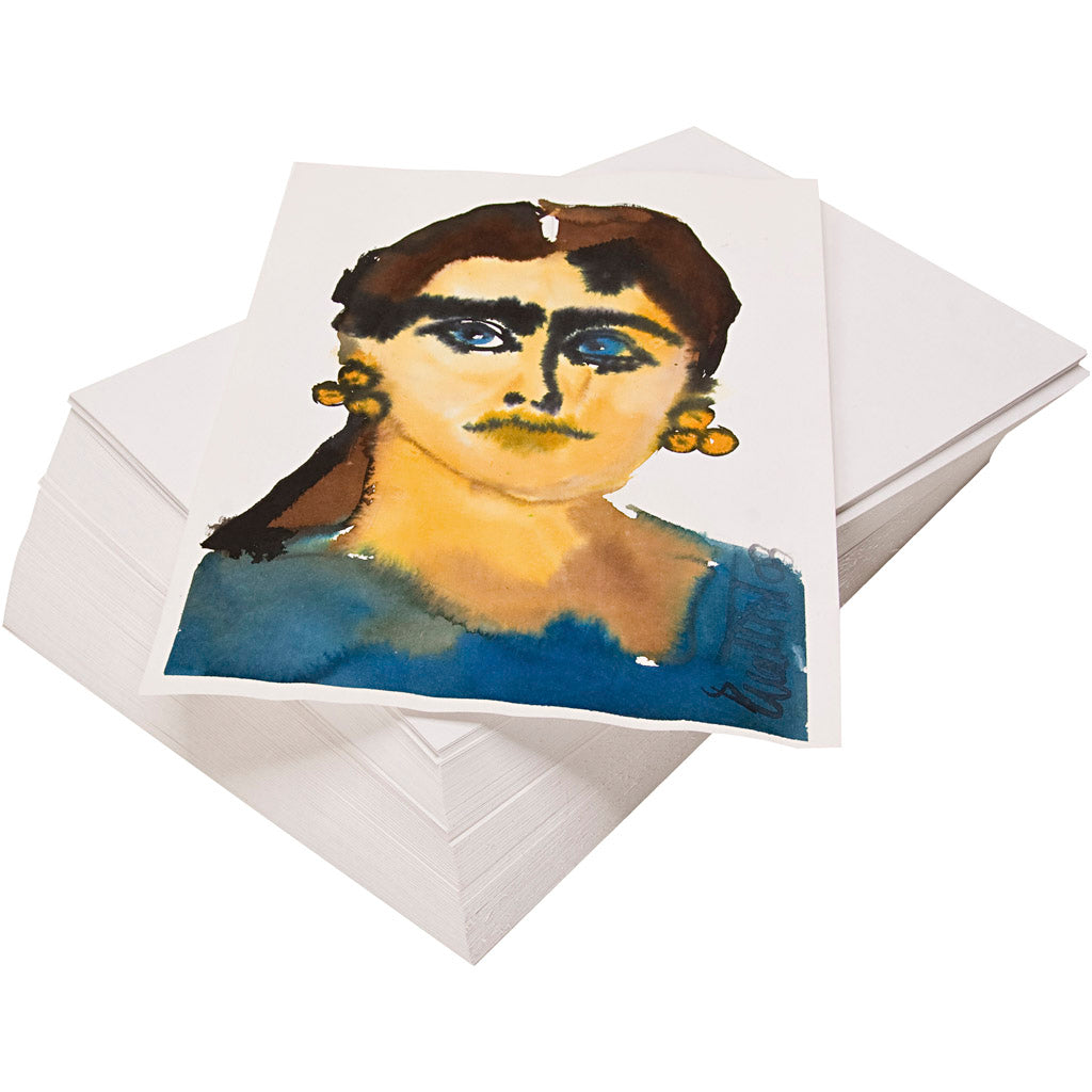 Carta ad acquerello, A2, 180 gr, bianco, 100 foglio 1 scatola