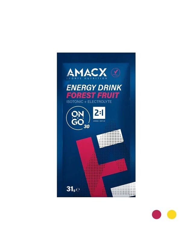 Amacx bevanda energetica on the go 2:1 frutti di bosco 12x31gr