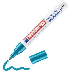 Pennarello a vernice edding 750 blu 2 - 4 mm
