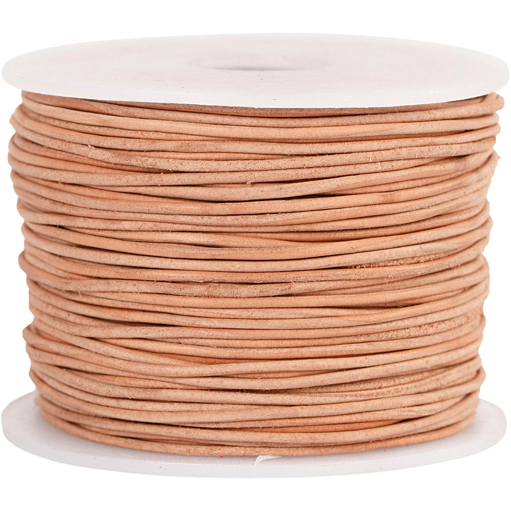 Creativ Company Learning Cord, espesor 1 mm, beige, 50 m 1 rollo