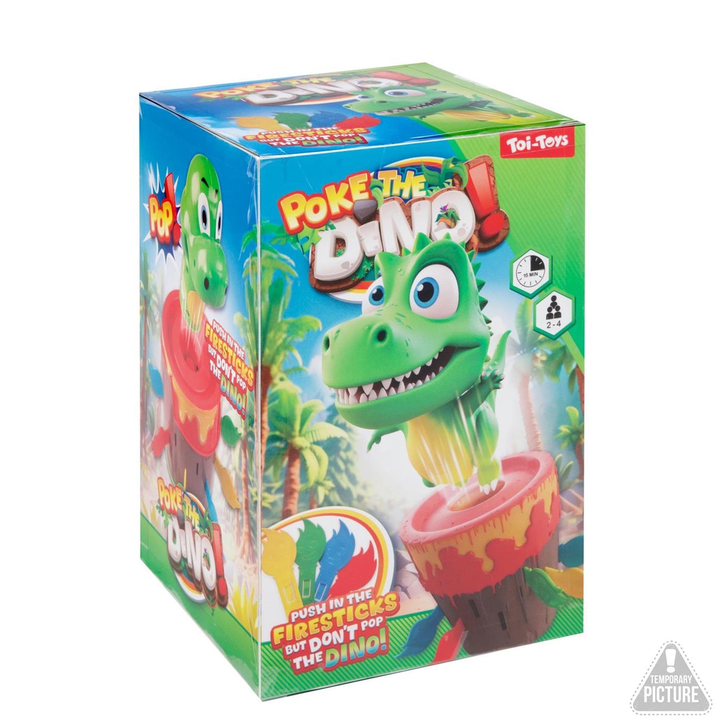 Juego de toi-toys perfora el volcán dino