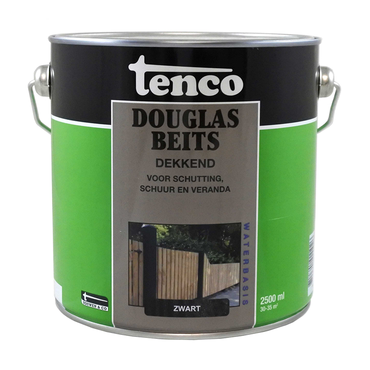 Tenco 1078324 - douglas beits waterbasisdekkend zwart 2,5l | 1 stuks
