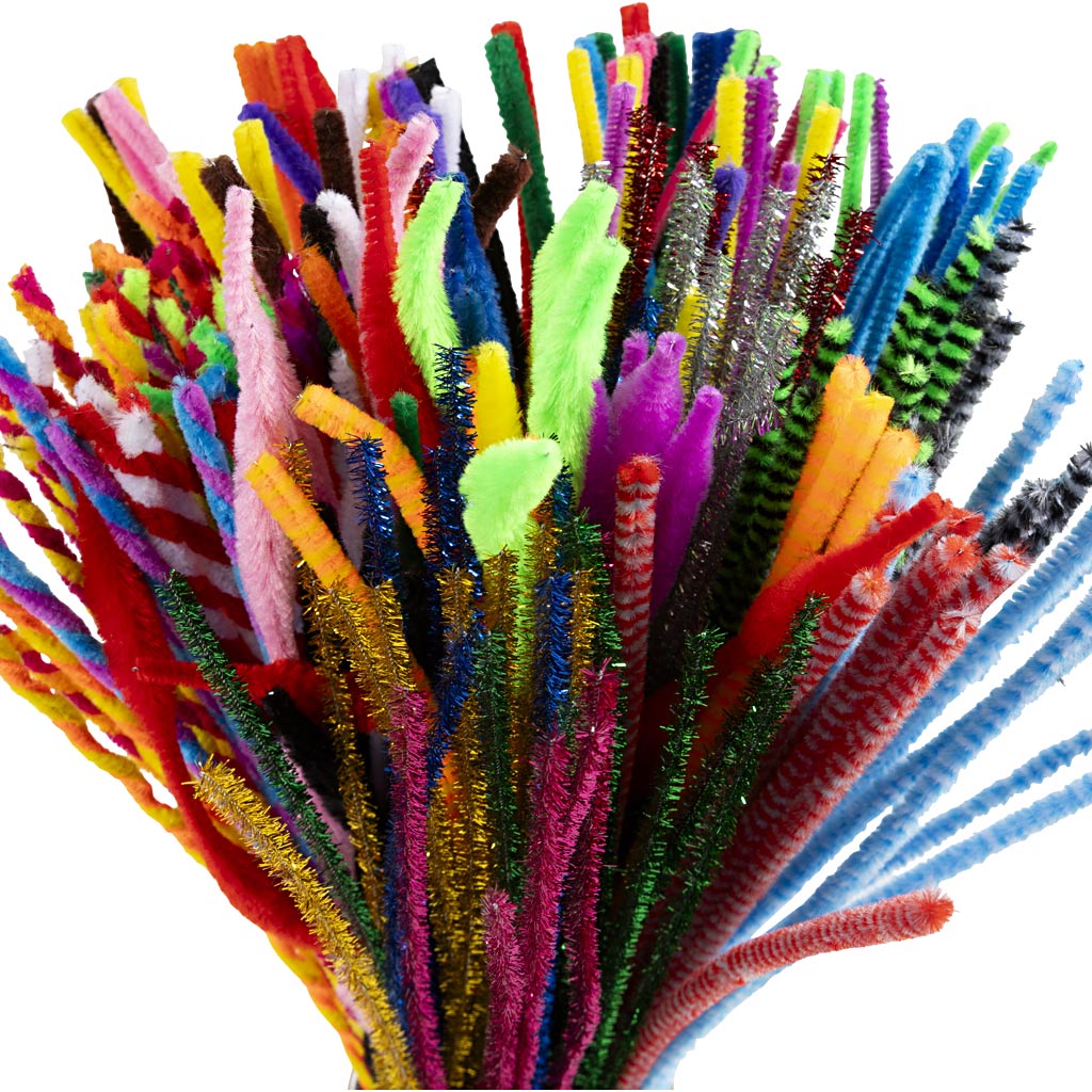 Ciniglia Creative Company, l: 30,5 cm, spessore 4-6 mm, vari colori, 250 div 1 scatola