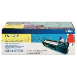 Tonercartridge brother tn328y geel