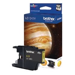 Inktcartridge brother lc1240y geel