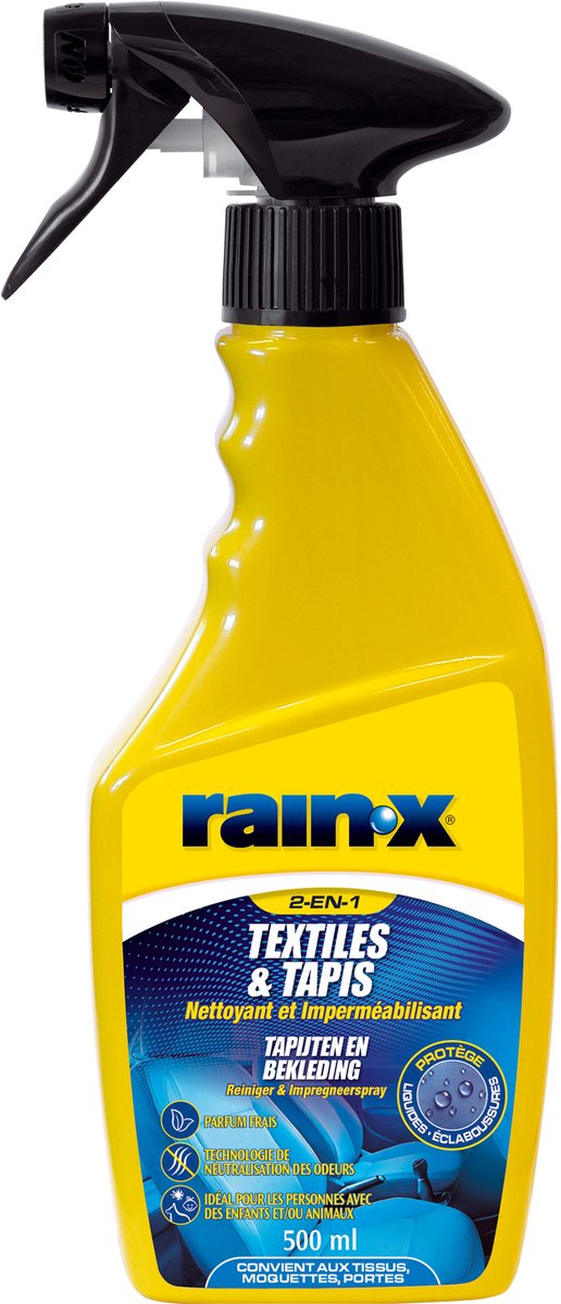 Detergente protettivo Rain-x - per tappeti e tappezzerie - detergente 2 in 1 - 500 ml