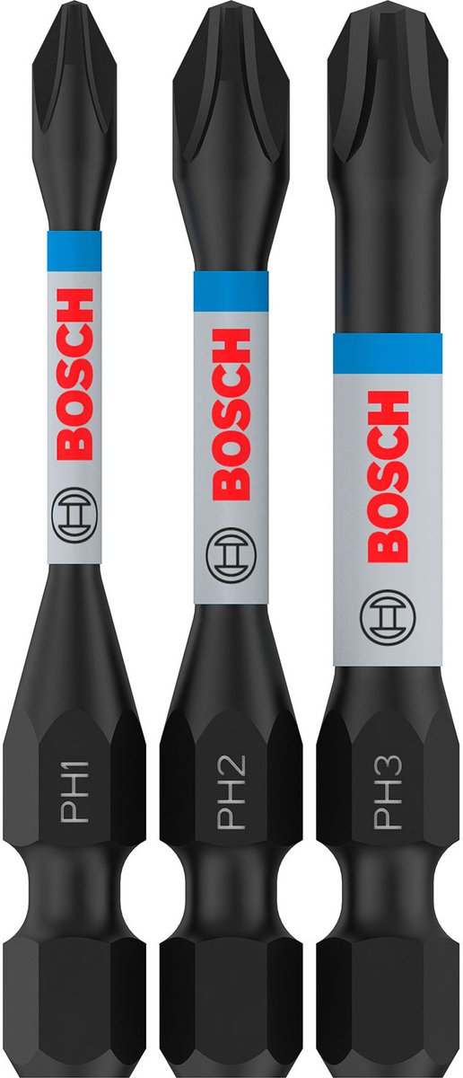 Bosch - broca de tornillo control de impacto ph1 2 3 50mm