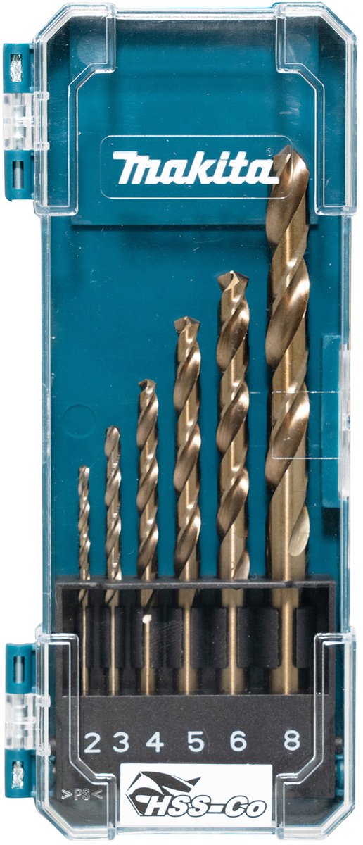 Set punte Makita hss-co 6 pezzi - d-75758