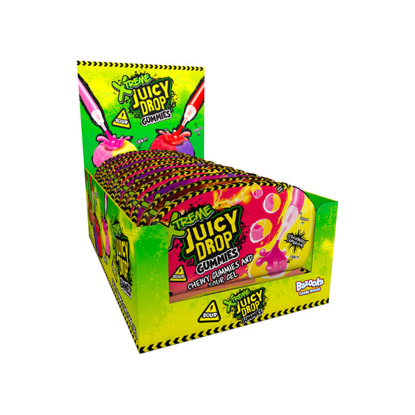 Gomitas jugosas de regaliz Bazooka extreme (12x 57gr)