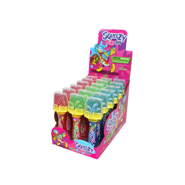 Divertente bambola pittore spremuta di caramelle (18 pezzi)