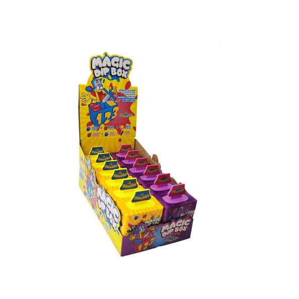 Divertenti lecca lecca con caramelle in polvere e liquide (12x 61gr)