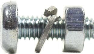 Fix-N. SHIELD VITE M4X12 ZINC PK.A 100 PCS