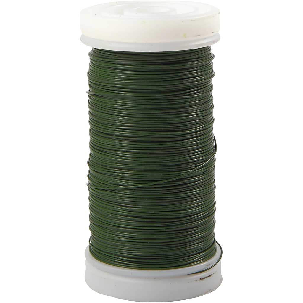 Filo floreale Creativ company, spess. 0,31 mm, 100 gr, verde, 160 m 1 rotolo