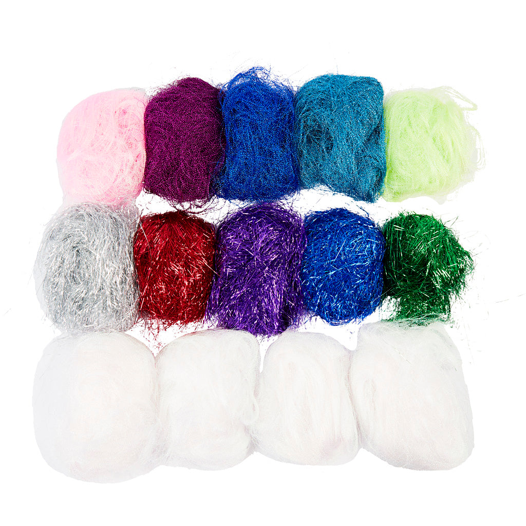 Fibre plastiche Creative Company, vari colori, 500 gr 1 scatola