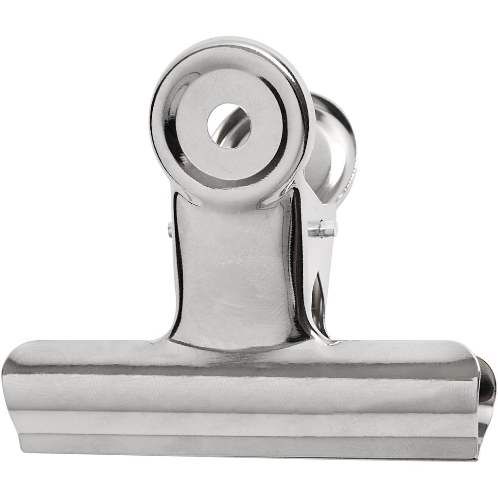 Abrazadera de metal Creativ company, ancho: 7,5 cm, plateada, 6 piezas 1 caja