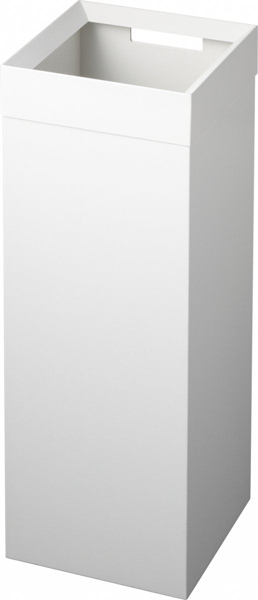 Papelera alta Yamazaki - torre - blanco