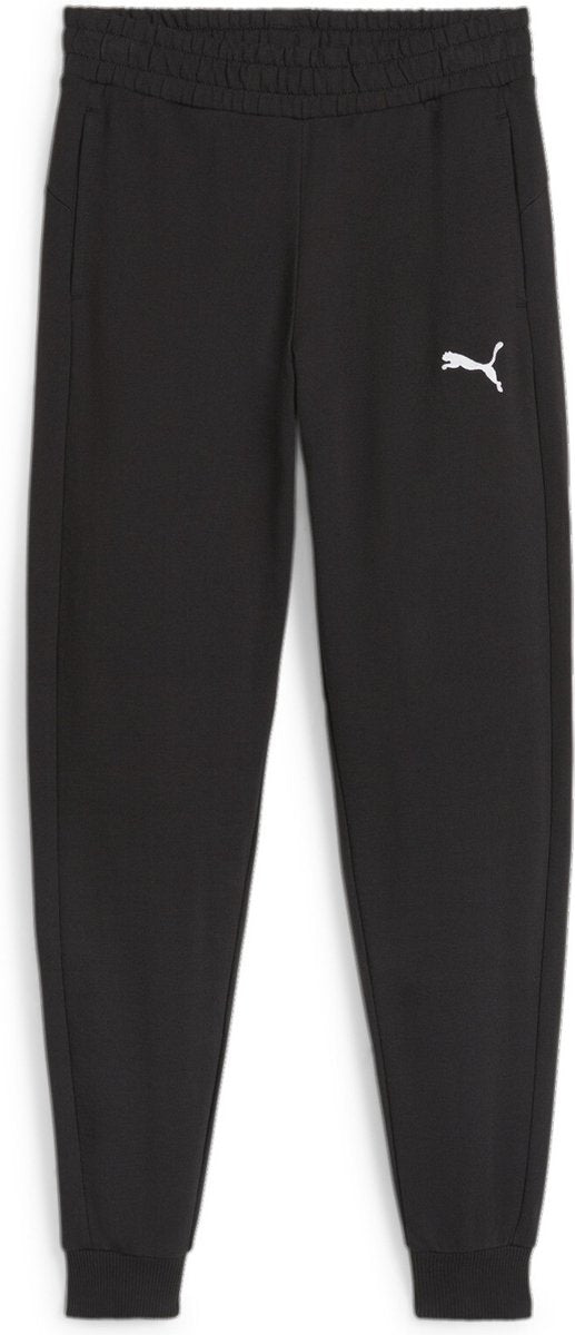 Puma teamgoal casuals pants jr jongens sportbroek - black- white