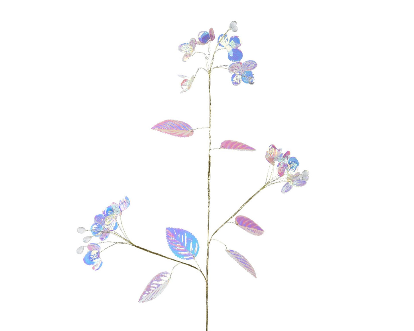 Decoris ramo artificiale iridescente h68cm
