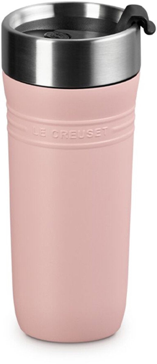 Le Creuset termo de doble pared para llevar 0,35 litros concha rosa