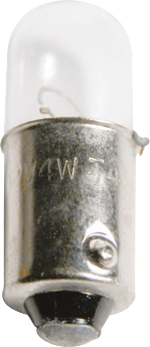 Carpoint lampade ricambio auto t4w ba9s acciaio argento 10 pezzi