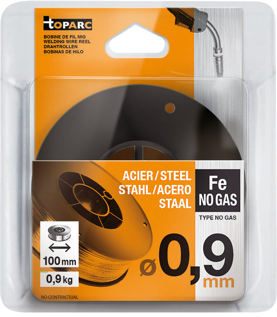 Filo per saldatura Gys 100x0,9mm, 1kg, riempito - 5193086104
