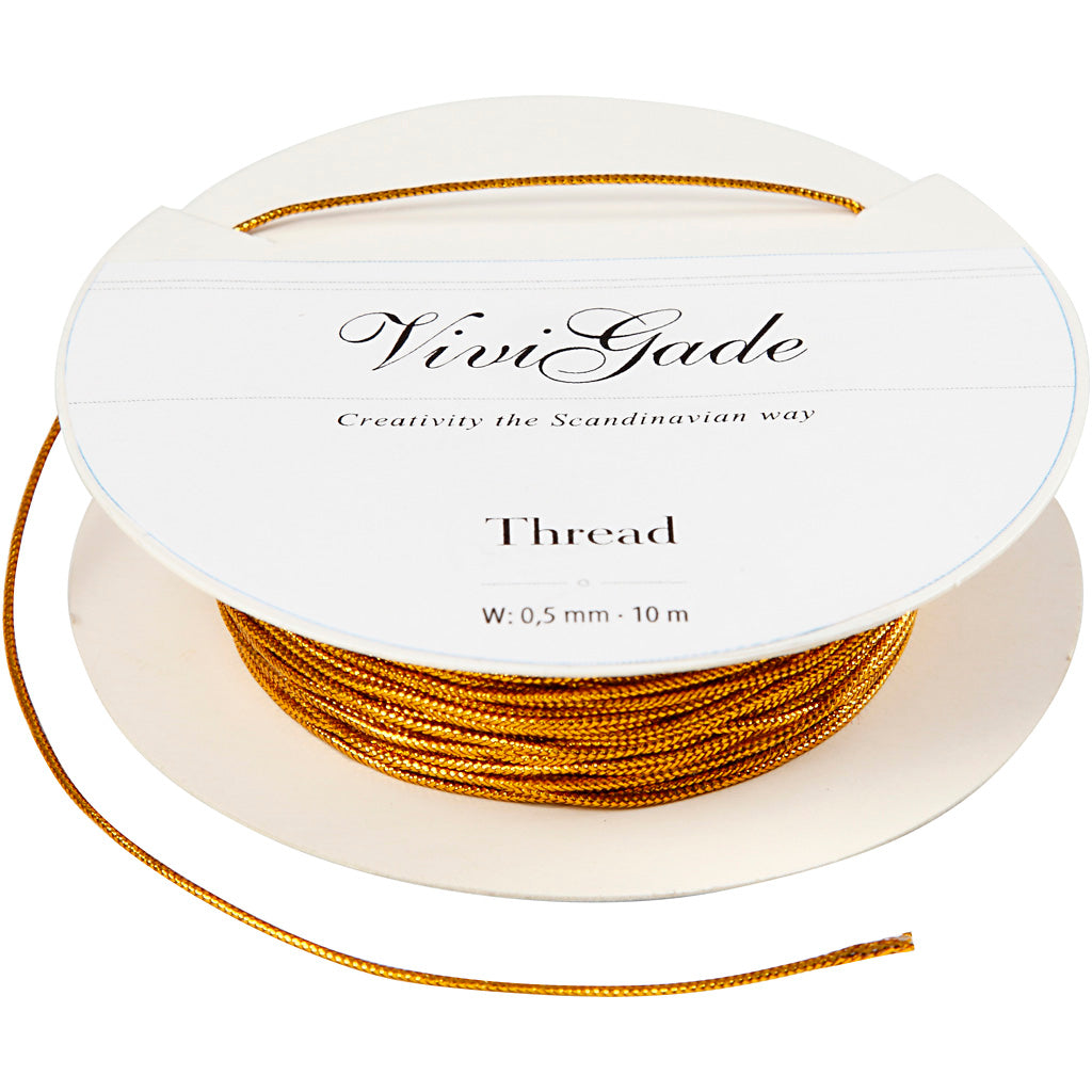 Filo Vivi Gade, spessore 0,5 mm, oro, 10 m 1 rotolo