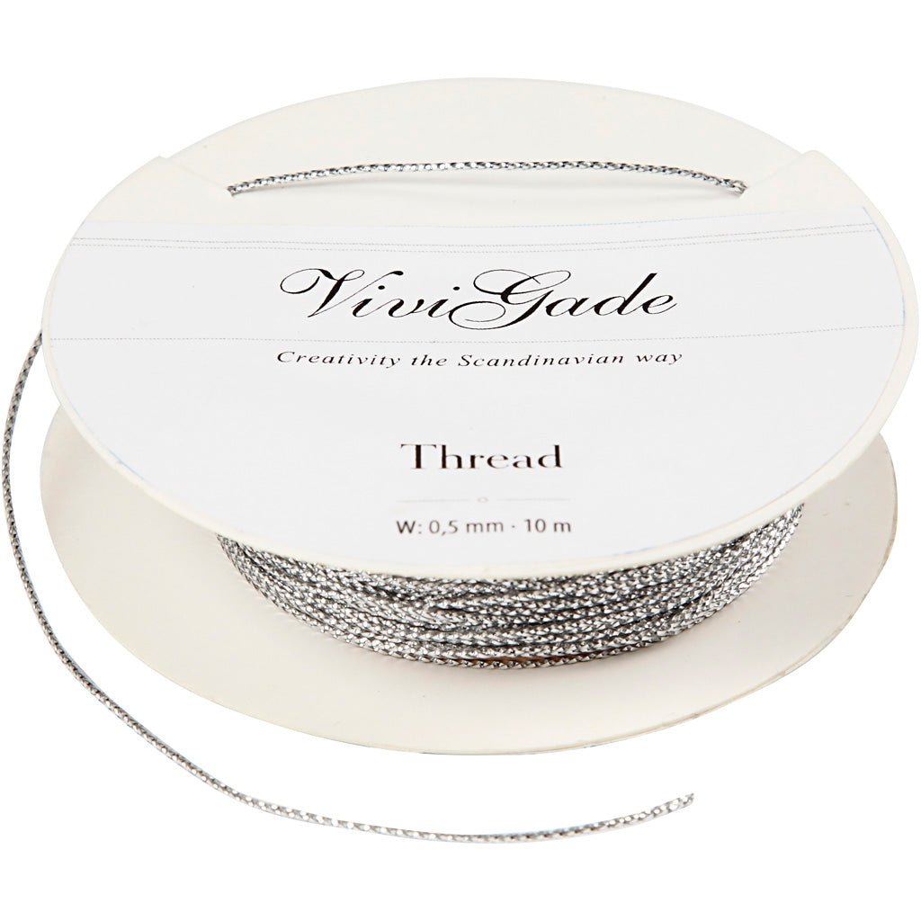 Filo Vivi Gade, spessore 0,5 mm, argento, 10 m 1 rotolo