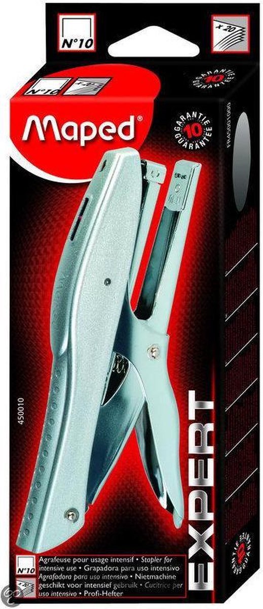 Cucitrice Maped Office Expert n°10 - colore argento - in scatola pensile