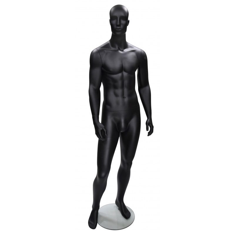 Maniquí abstracto caballero negro