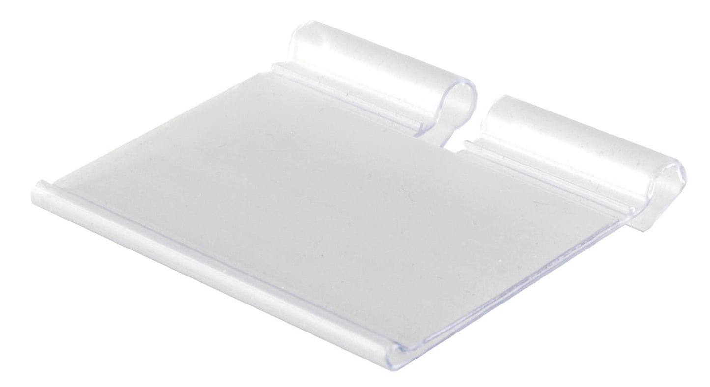 Scaffale porta etichette in materiale plastico larghezza 6 cm x altezza 4 cm