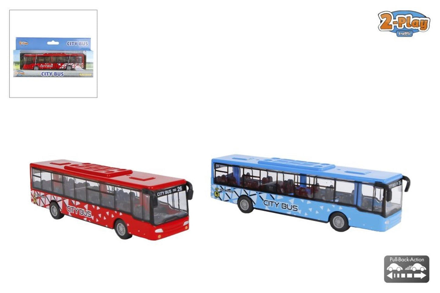 2 Play City Bus retroceso