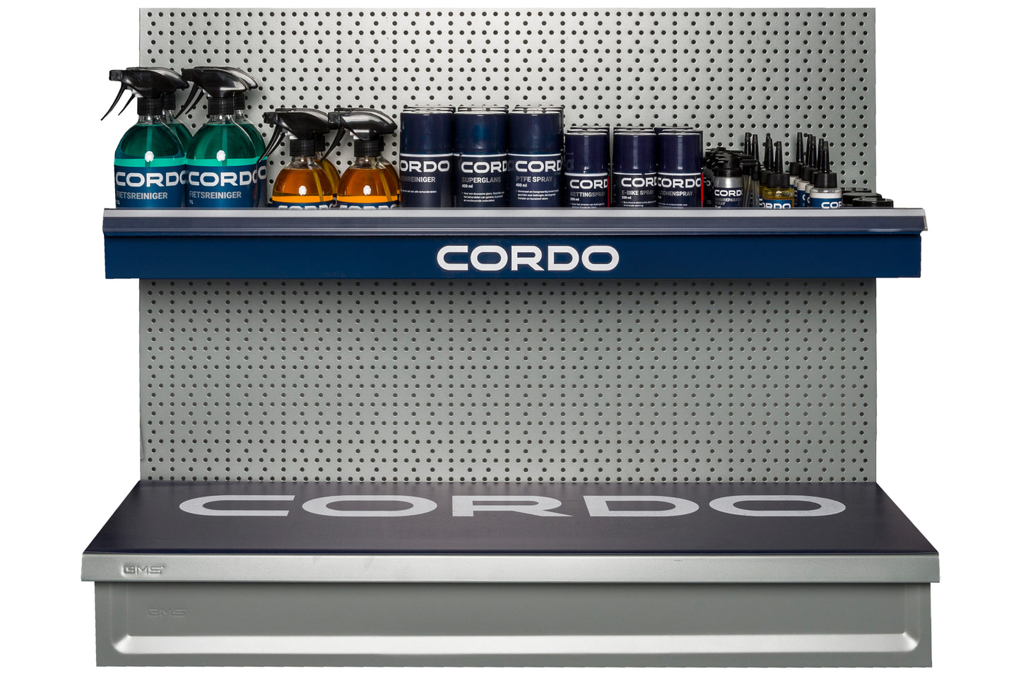 Cordo dragerplank promo tego en slatwall t.b.v. onderhoudsmiddelen