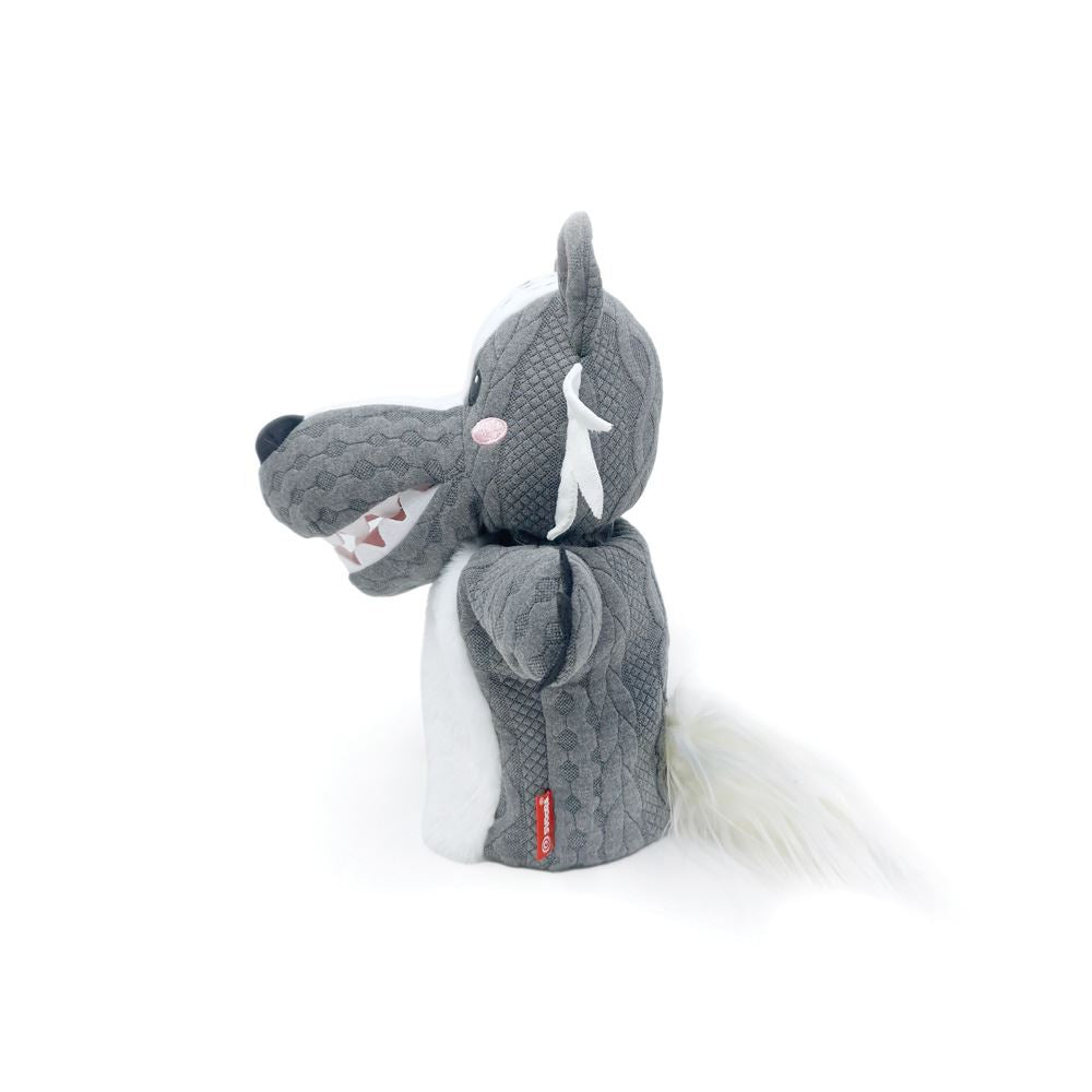 Lobo títere de mano. 25cm. 3+