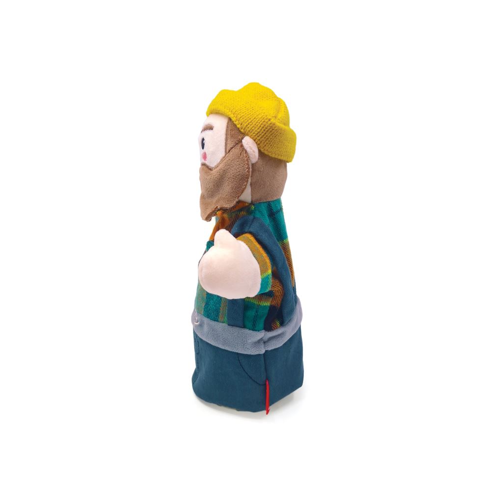Cacciatore di marionette a mano. 25 cm. 3+