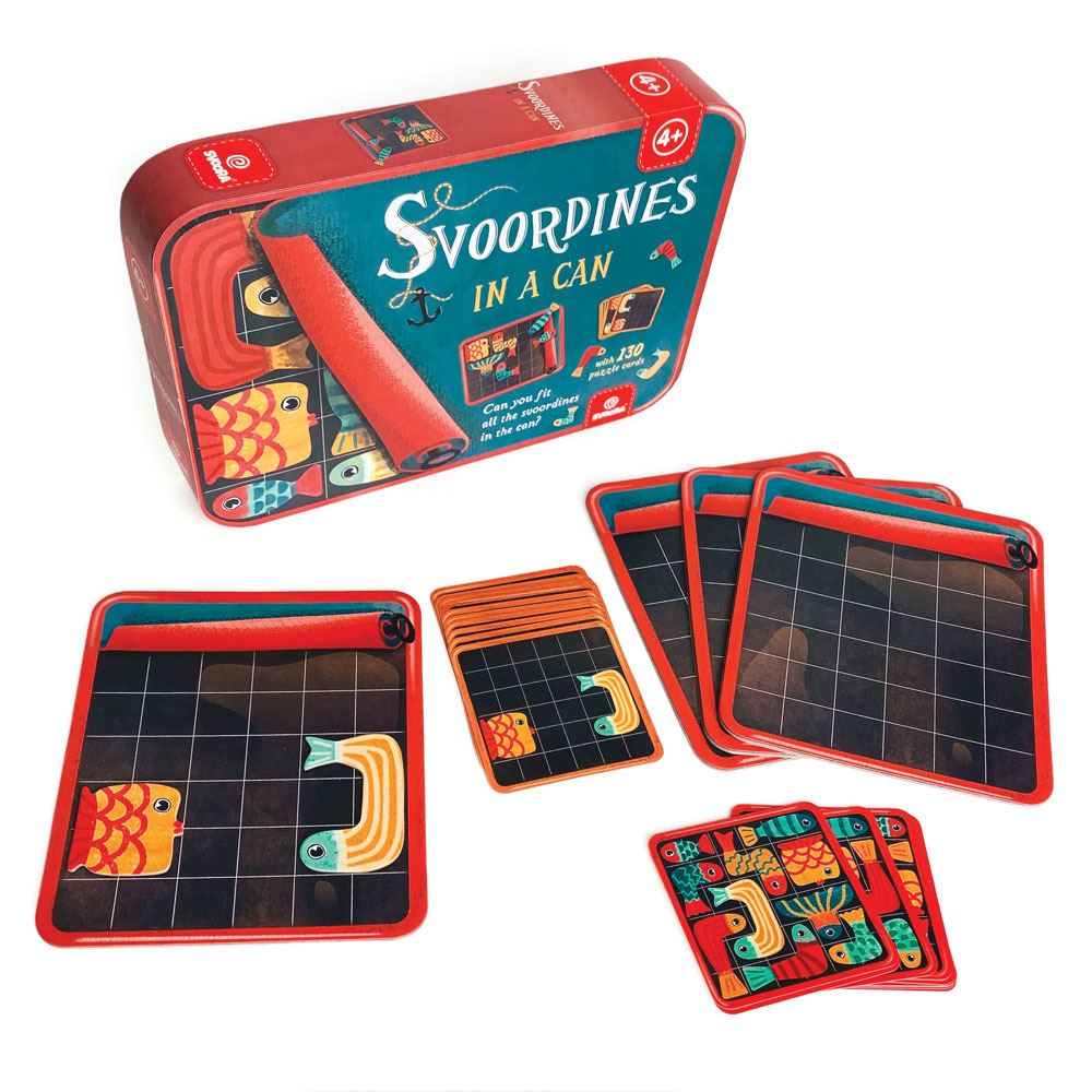Svooradine in un gioco di lattina. 6+