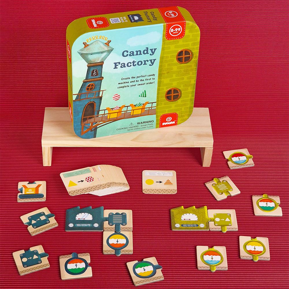 Svoora spel snoep fabriek. 8-99+
