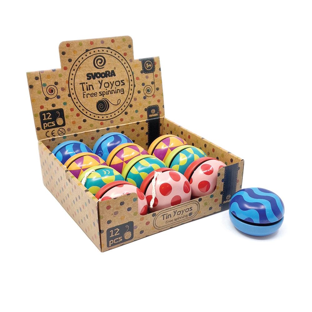 Dsp. retrò peltro yoyo groovy 4 ass. 5+