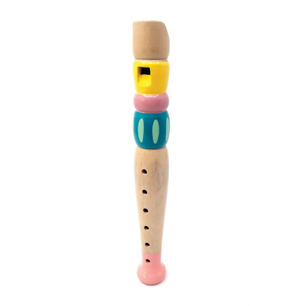Flauto dolce in legno viola pavone 20 cm. 3+