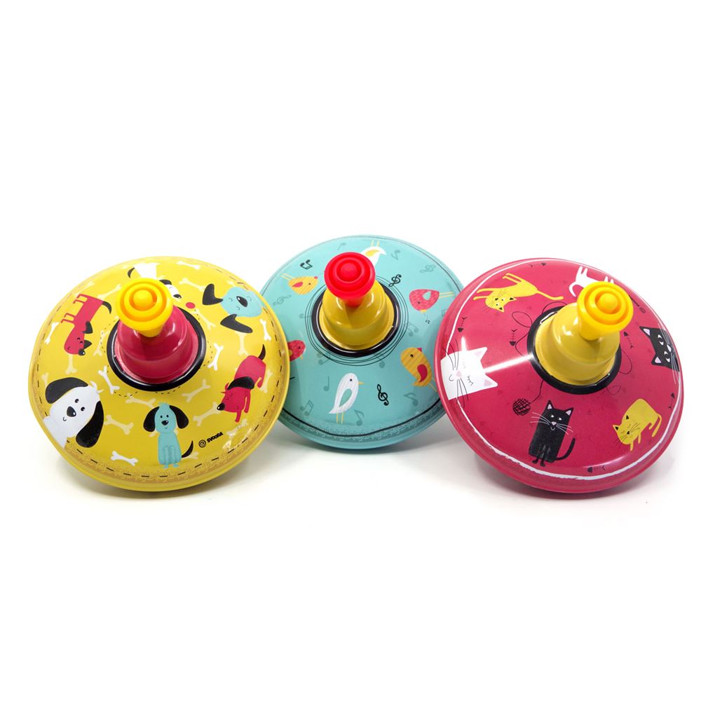 DSP humming tops mascotas medianas 3+ 6uds