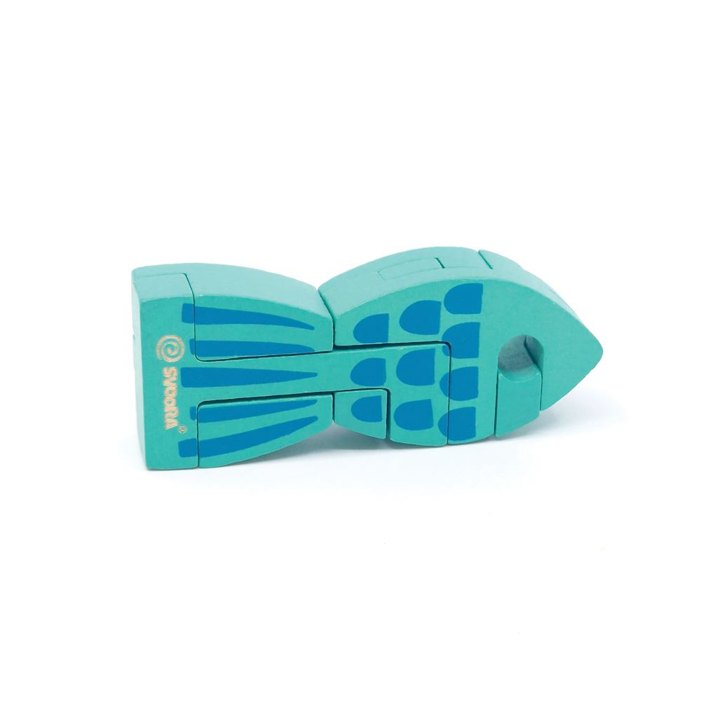 Risolvi il puzzle del pesce. 6+