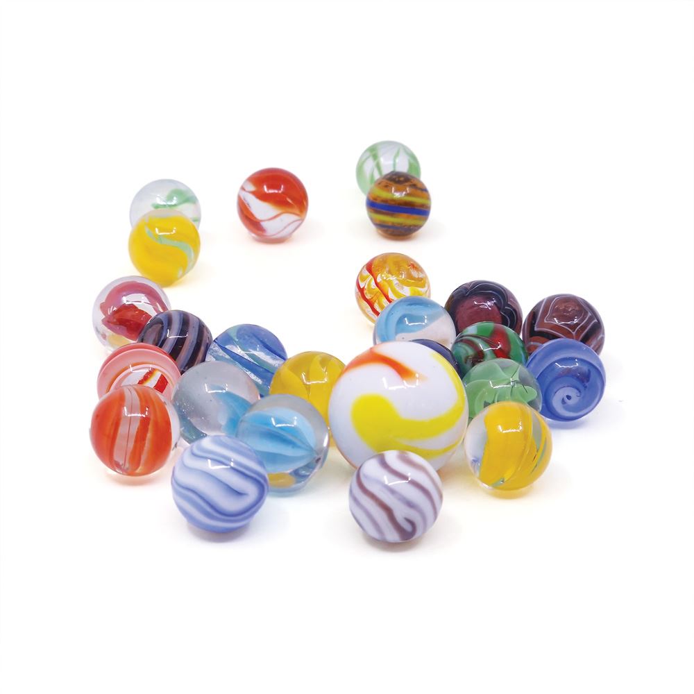Set di biglie in vetro Svoora, 25 pezzi. 6+