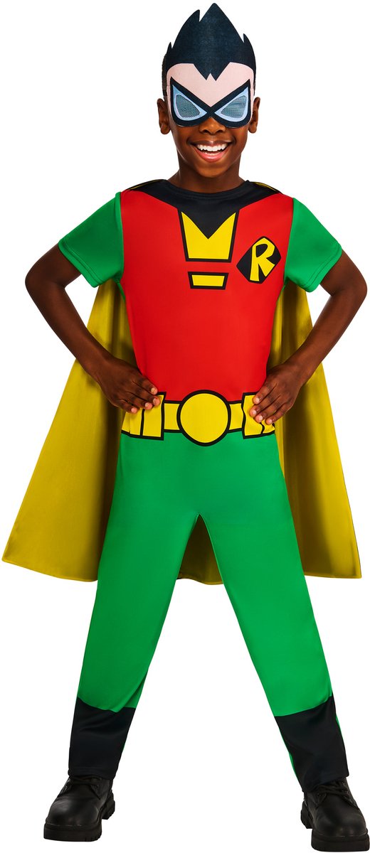 Rubies teen titans go robin kinderkostuum - - maat 5-6 jaar